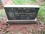 LOURENS Piet 1932-1986