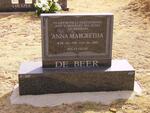 BEER Anna Margretha, de 1925-2003