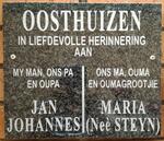 OOSTHUIZEN Jan Johannes & Maria STEYN