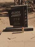 ADAMS Alice Janet 1936-1997