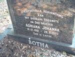 BOTHA Adriana Johanna 1901-1975