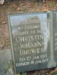 BOUWER Christina Johanna 1905-1978