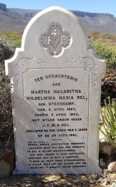 NEL Martha Magaretha Wilhelmina Maria nee STEENKAMP 1847-1901