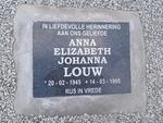 LOUW Anna Elizabeth Johanna 1945-1995