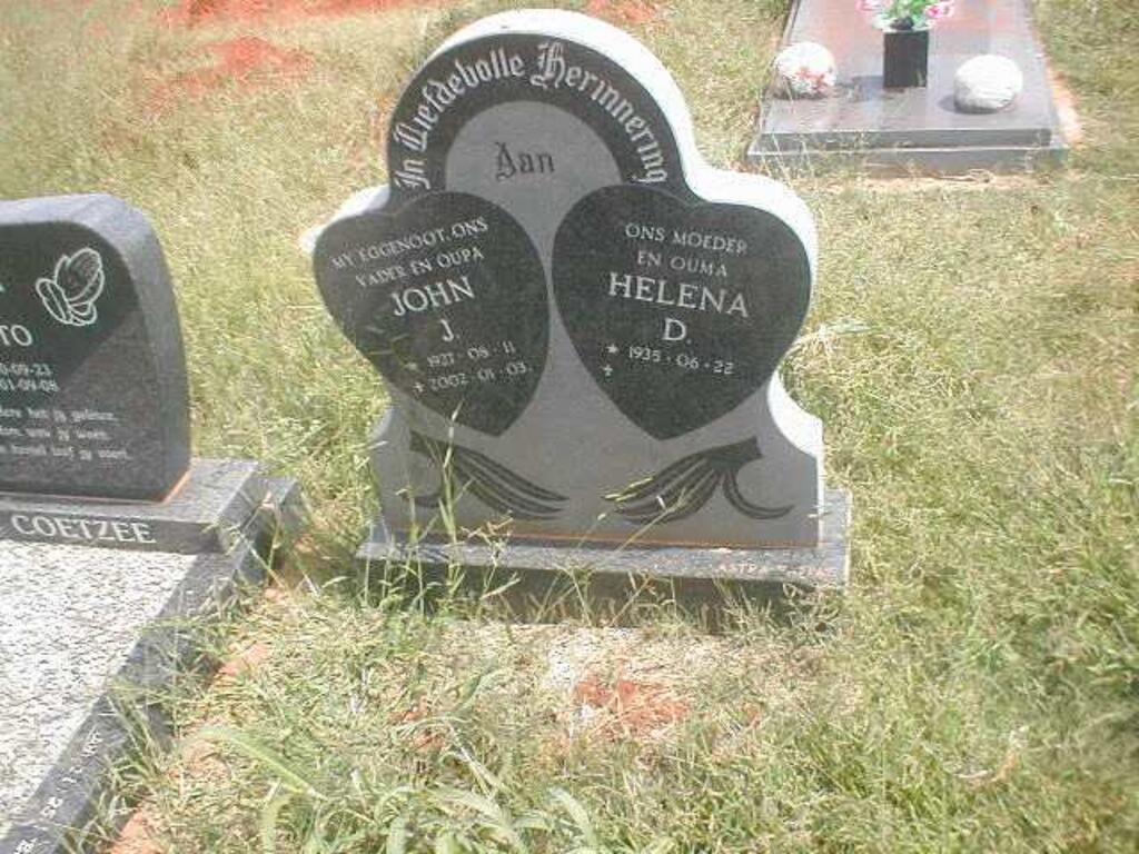 ? John J. 1927-2002 & Helena D. 1935-