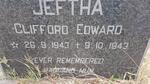 JEFTHA Clifford Edward 1943-1943