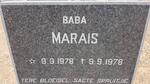 MARAIS Baba 1978-1978
