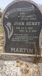 MARTIN John Henry 1884-1965