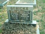 GERICKE Hendrik Sebastian 1911-1999 & Martha 1909-1986