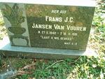 VUUREN Frans J.C., Jansen van 1942-1991