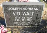 WALT Joseph Adriaan, v.d. 1927-2005
