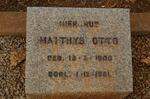 OTTO Matthys 1900-1961