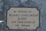 CHESLER Lewis 1946-2011