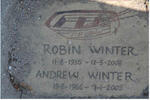 WINTER Robin 1935-2008 :: WINTER Andrew 1966-2003