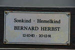 HERBST Bernard 1983-1991