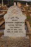 GROENEWALD Catharina voorheen MATTHEE nee FOURIE 1864-1945