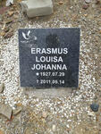 ERASMUS Louisa Johanna 1927-2011