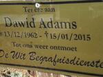 ADAMS Dawid 1962-2015