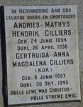 CILLIERS Andries Mathys Hendrik 1854-1936 & Gertruida Anna Magdalena KOK 1857-1945