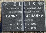 ELLIS Fanny Johanna nee PAINTER 1890-1976