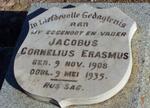ERASMUS Jacobus Cornelius 1908-1935