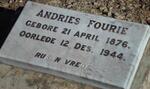 FOURIE Andries 1876-1944