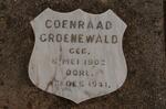 GROENEWALD Coenraad 1902-1941
