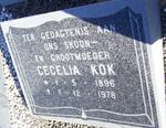 KOK Cecelia 1896-1978