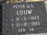 LOUW Peter le G. 1923-1995