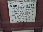 SCOTT Winnie A. 1910-1988