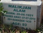 ALAM Malikjan 1921-2014