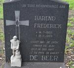 BEER Barend Frederick, de 1965-1969