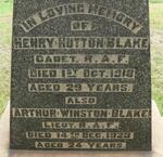 BLAKE Henry Hutton -1918 :: BLAKE Arthur Winston -1923