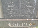 ROBINS Wallace -1947 & Harriet -1939