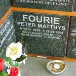 FOURIE Peter Matthys 1939-2009