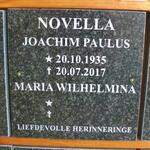 NOVELLA Joachim Paulus 1935-2017 & Maria Wilhelmina