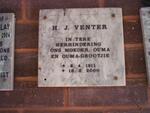 VENTER H.J. 1911-200