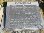 ECK Edgar, van 1916-1999 & Martha M. VAN ECK 1912-