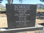SCHOLTZ Willem Hermanus 1923-1990 & Anna Maria Jacoba PITOUT 1921-1987