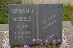 WESSELS Sophia M.J. nee CILLIERS 1909-1970
