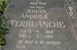 TERBLANCHE Johan Andries 1908-1983
