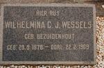 WESSELS Wilhelmina C.J. nee BEZUIDENHOUT 1878-1969