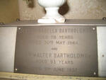 BARTHOLOMEW John Walter -1957 & Jessie Isabella -1946
