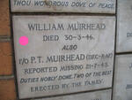 MUIRHEAD William -1946 :: MUIRHEAD P.T. -1943