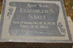 SMIT Elizabeth S. nee PRINSLOO 1879-1964