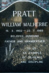 PRATT William Malherbe 1902-1989