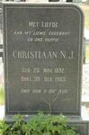 CHRISTIAAN N.J. 1892-1963