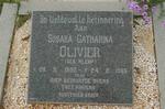 OLIVIER Susara Catharina nee KLEMP 1955-1985
