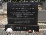 WEICH Friedrich Benjamin Reinhard 1915-2006 & Johanna Magdalena SMUTS 1917-1966