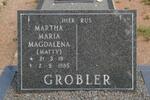 GROBLER Martha Maria Magdalena 19??-1985
